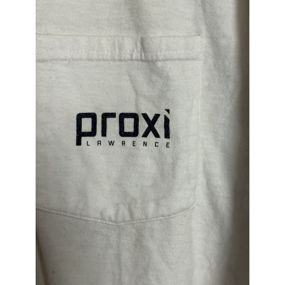 Port & co Kansas Jayhawks proxi long Sleeve T Shirt Mens XL White - Picture 3 of 5